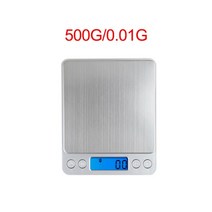 산업용저울 주방 커피 전자 제빵 휴대용 lcd 전자 주방 저울 균형 요리 측정 도구 디지털 스테인레스 스틸 디지털 계량 식품 저울 0.01g, 500g --- 0.01g