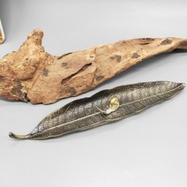 Mallow_쇼핑_철제 나뭇잎 인센스 홀더 죽향 선 꽂이 받침대 인 인테리어소품 피우기 로 인스틱@8688@!^^, 오늘의선택!!금색나뭇잎동달팽이