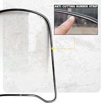 오토바이 pcx 윈드스크린 범용 바이크 오토바이 윈드 디플렉터 2mm 투명 투명 PC 플레이트 스쿠터 바람막이 바람막이 바람막이, 1개