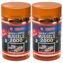 뉴질랜드 그린탑 초록입홍합 2000mg 100캡슐 2팩, 2개