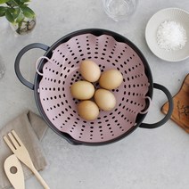빅토리빙 실리콘찜기 파스텔 실리콘찜시트 만두 계란, 다크핑크
