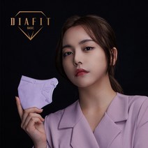 다이아핏 베이직 KF94 예쁜핏 2D새부리형 8컬러 보건용마스크 대형/중형/소형 개별포장, 중형(청소년~여성), 퓨어 화이트, 10매