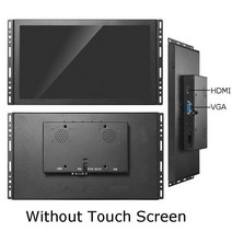 did모니터 1000Nits 태양광 판독 가능 산업용 등급 터치 스크린 모니터 VGA HDMI USB 인터페이스 포함 116 인치 HD 1920x1200, Without Touch