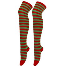 니삭스 워머 여성 할로윈 무릎 재미있는 호박 허벅지 줄무늬 긴 축제 선물