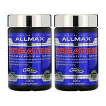 올맥스 뉴트리션 미분화 크레아틴 모노 하이드레이트 파우더 분말 5g 20회 100g 2통, 1개, 기본