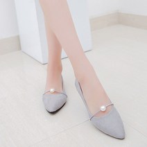 명브띠 큐빅 단화 로우힐 패션 신발