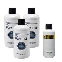 Pure PSB 300ml 고농축박테리아 생박테리아제 물잡이 및 유기물 분해 박테리아 + Pure Balance 100ml 증정, 3개