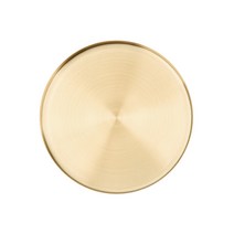 와썹 북유럽스타일 골드 원형 트레이, 골드 L