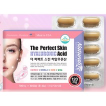 퍼펙트 스킨 먹는 히알루론산 비오틴 비타민A E 콜라겐(부) 효능 피부 영양제, 1개(60정_2개월분)