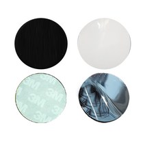 하이셀 초강력 소형 원형 겔패드 양면 테이프 다용도 고정 젤 겔 흡착 나노, 25mm(10개)_양면겔패드블랙