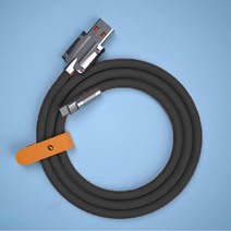 120W 6A 초고속 충전 유형 C 액체 실리콘 케이블 Xiaomi Huawei Samsung Pixel USB 충전기 케이블 용 빠른 충전 USB 케이블, BLACK