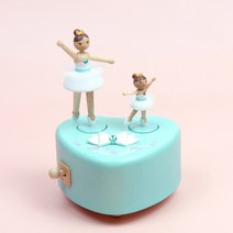 아이와 엄마의 발레 오르골 원목 뮤직박스 감성소품 대만 우더풀라이프
