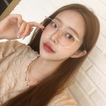 스타일자키 클래식 무드 팔각 라운드 메탈 안경테 (5color)