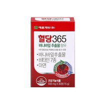 명문제약 혈당365 바나바잎추출물 크롬 당료영양제 혈당보조 1박스