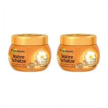 Garnier 가르니에 리얼 트레저 딥 케어 아르간 카멜리아 오일 마스크 300ml 2팩, 1세트