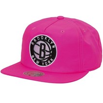 미첼앤네스 브루클린 네트 NBA 네온 나일론 공용 스냅백