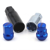 하이브-유통 RAYS 자동차 휠 잠금 도난방지 락 너트 m12 x 1.5 IZTOSS, 퍼플, 1개