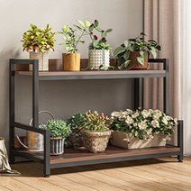 2단 계단식 화분진열대(63cmx40cmx62cm) 선반 정리대