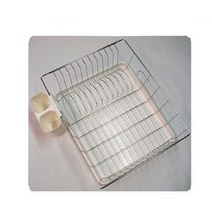스텐 1단식기건조대 그릇 컵 설거지 물빠짐 선반
