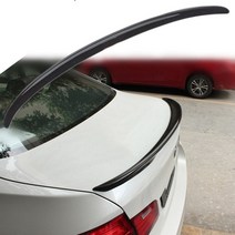 자동차 차량 스포일러 윙 k5 캐스퍼 벨로스터n 제네시스쿠페 벨로스터 n for bmw f10 f18 abs material car rear wi g primer color, 가짜 탄소 섬유