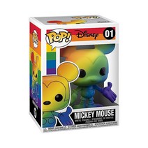 Funko POP 디즈니: 프라이드 - 미키 마우스 (무지개) 9.5cm(3.75인치) 멀티컬러