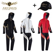 아티누스 낚시복 AR-965 22년 신형 기능성 경량 상하낚시복 아티누스모자를 드립니다, 블랙