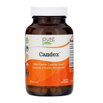 퓨어에센스 칸덱스 40 베지 캡슐 효모 관리 시스템 Candex