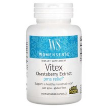 Natural Factors Womensense 바이텍스 체이스트베리 추출물 베지 캡슐 90정, 1개