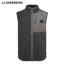 [제이린드버그] [J.LINDEBERG] 남성 골프 조끼 / 양털 방한 지크 파일 플리스