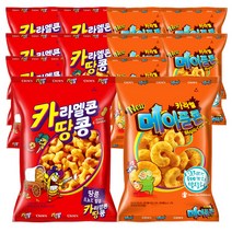 카라멜콘 땅콩72g x 6개입 + 카라멜 메이플콘74g x 6개입 1세트