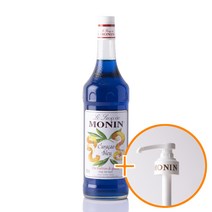모닌 블루큐라소 시럽 1000ml+모닌 전용 시럽펌프(트루시트러스 사은품), 1개, 1000ml