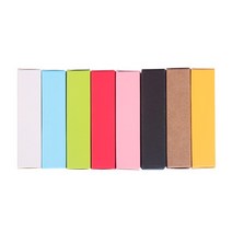 카톤 100pcs 골 판지 화장품 포장 상자 향수 오일 병 선물 카 톤 종이 사탕 용품, [01] black