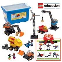 레고에듀케이션 [레고에듀케이션] 45002 듀플로 테크머신 보관상자 과학 기술 드라이버 포크레인 레미콘 어린이RC경찰/소방/구급차, 상세 설명 참조