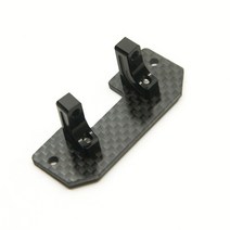 탄소 섬유 서보 마운트 축 방향 SCX10 II 90046 1/10 RC 크롤러 자동차 업 그레 이드 부품에 대 한 고정 브, 01 black