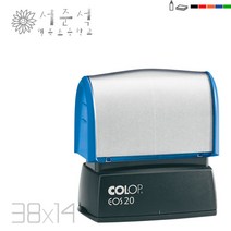 [파고앤랩스]만년 네임스탬프 (이름스탬프) 꽃 나무 아이콘 (2줄), 잉크색상:검정