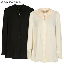 꼼빠니아 랩카라 블라우스-CW19RB0304344A