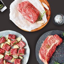 참다올 마장동 소고기 3종 선물세트 1.2kg 등심 안심 부채살 각400g, 단품