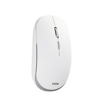 아이노트 MC360RB RGB 무선 블루투스 마우스 C타입 충전 3in1 멀티페어링 저소음 BT 5.0 RF 2.4Ghz, 화이트