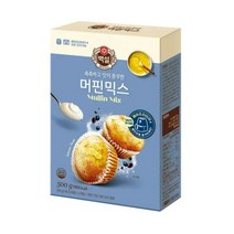 CJ더마켓 홈 베이킹 제과 제빵 빵 만들기 카페 디저트 아이 간식 백설머핀믹스 초코 핫 케익 와플 브라우니 쿠키 머핀 깨찰빵 식빵 500G, 19개