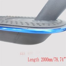 해상 요트 1 pc 전기 스쿠터 충돌 방지 스트립 xiaomi mijia m365 스케이트 보드 바디 범퍼 스크래치 방지 스크래치 스트립, 전기도금 블루