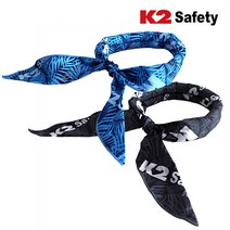 K2 아이스글랜2 쿨스카프 아이스 머플러 여름 목도리 넥쿨러 낚시 캠핑 등산 자전거, 그레이