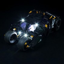 LED 조명 키트 레고 배트모빌 텀블러 76240 빌딩 키트 조명 세트 레고 텀블러 76240 장식 조명 키트만 호환 가능 빌딩 블록 없음 (클래식 조명 키트 블록 없음), Light Kit with Remote Control