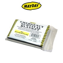 MAYDAY 메이데이 [안전발전소] EMERGENCY SURVIVAL BLANKET 이멀전시 서바이벌 은박 담요 비상용 응급상황 재난 안전 캠핑 등산 아웃도어, 1개