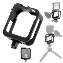고프로호환하우징 방수케이스알루미늄 CNC 보호 커버 360 VR 파노라마 카메라 케이지 Gopro Max 프레임용, 한개옵션0