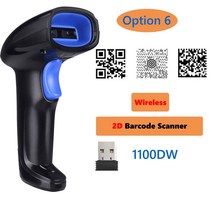 바코드스캐너 판매 핸드 헬드 무선 2.4G 바코드 스캐너 유선 USB 1D/2D QR 리더 PDF417 IO, 07 Wireless2D