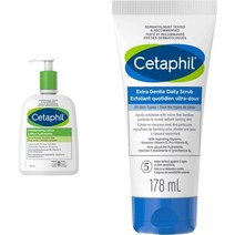 세타필 모이스처라이징 하이드레이팅 바디 로션 500ml, 2개 세트, 바디 로션 + 데일리 스크럽