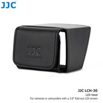 jjc 3quot 카메라 lcd 후드 70x50mm 캠코더 스크린 sunshade for sony zv-1 canon eos re eos m50 800d panasonic gh5, 검은색