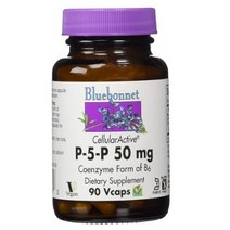 블루보넷 셀룰러 엑티브 P-5-P 50mg 글루텐 프리 비건 브이캡, 90개입, 1개