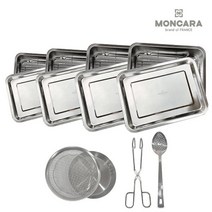 몽카라 쉐프 스텐 트레이 세트 (16P), 없음