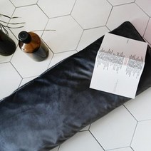 루브릭벨벳 벤치방석(주문제작 가능) 미듐(120x35cm):웜그레이